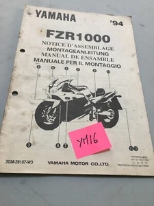 Yamaha FZR1000 1994 FZR 1000 Manual Preparation Instalacion Manual Montaje - Imagen 1 de 7