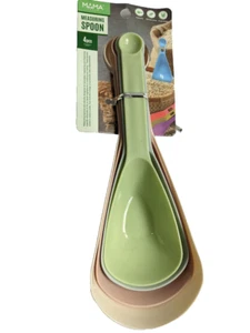 4 pieces multicolor plastic measuring cup spoon set kitchen tools FREE SHIPPING - Picture 1 of 10