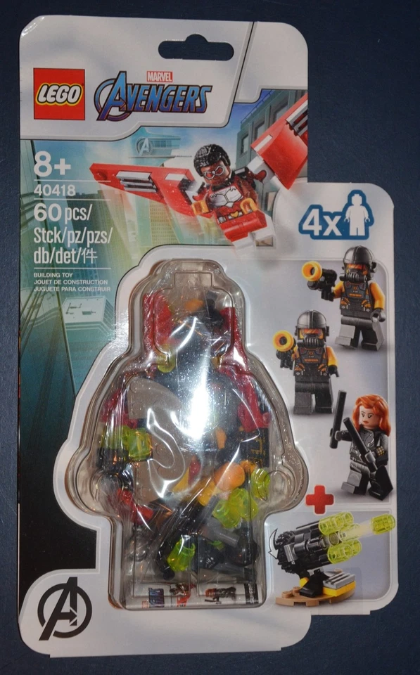 LEGO 40418 Marvel Vengadores Halcón y Viuda Negra Equipo Minifigura Set NUEVO Foto 1 de 1