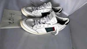 US: 13 French Brand LACOSTE Men's COURTLINE SNEAKERS WHITE/green - Picture 1 of 6