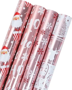 Weihnachten Geschenkpapier Rolle - Jumbo - 4 Rollen - 30 Zoll x 120 Zoll pro Rolle - Bild 1 von 29