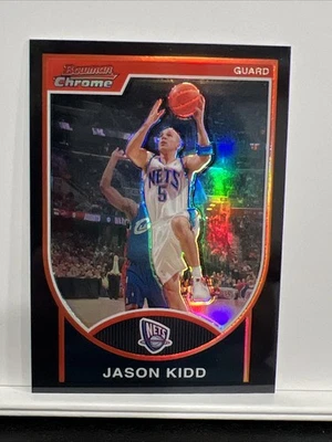 2007-8 Bowman Chrome Jason Kidd 黑色折射器 /199 — 第 1/3 张图片