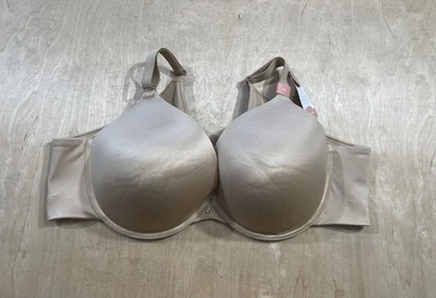 Sujetador acolchado con aros Lane Bryant Cacique Boost talla 48D beige nuevo con etiquetas Foto 1 de 4