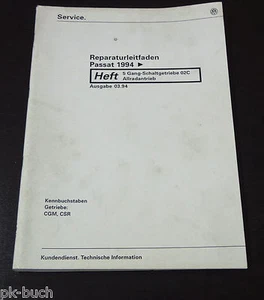 Manual de Taller VW Passat B 4 5-Gang Caja de Cambios 02C - Imagen 1 de 1