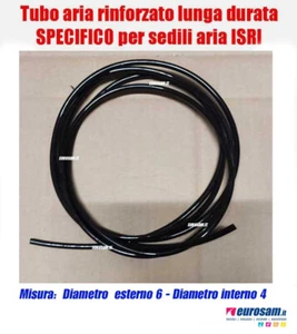 TUBO ARIA PER SEDILE ISRI D.6X4 RINFORZATO PER CAMION BUS LUNGHEZZA 3 METRI - Imagen 1 de 4