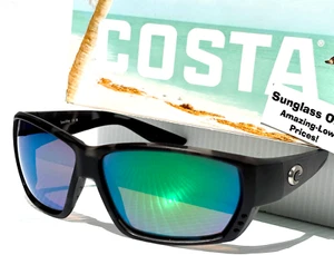 Costa Del Mar TUNA ALLEY Tiger Shark POLARIZED Green 580G GLASS Sunglass 900959 - Picture 1 of 19