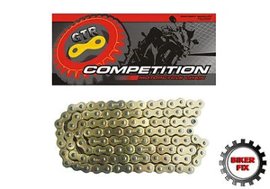 FITS KAWASAKI KX250 F T6F-T8F,W9F,XAFB 06-10 Gold Heavy Duty GTR Chain - Picture 1 of 1