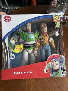 Toy Story 3 Buzz & Woody Talking Figure Disney Store Exclusive In Stock - Picture 1 of 15