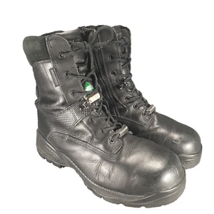 Men's 5.11 Tactical Boots Black Leather Upper Composite Toe Size 9 Waterproof - Picture 1 of 22