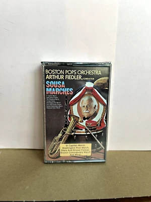 Arthur Fiedler & Boston Pops Orchestra "Sousa Marches" sealed cassette - Image 1 of 3