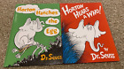 Horton Hatches The Egg And Horton Hears A Who   Dr Seuss   Rare Hardcover Lot Set