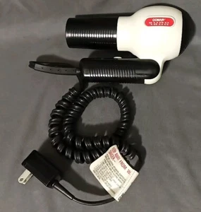 Vintage Hair Blow Dryer Conair Euro 1600 Foldable Dual Voltage Tested Working - Picture 1 of 7