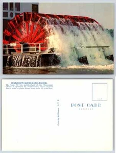 Postal de barco de vapor Mississippi Queen Paddlewheel S174 - Imagen 1 de 1