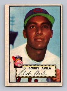 1952 Topps #257 Bobby Avila GD-VG (wrinkle) Vintage Baseball Card - Picture 1 of 2