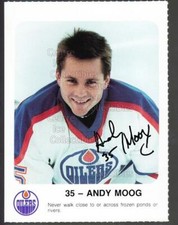 1986-87 Edmonton Oilers Red Rooster #2 Andy Moog