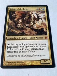 MTG Commander 2011 Ruhan of the Fomori, Light Play, English NM - Picture 1 of 4