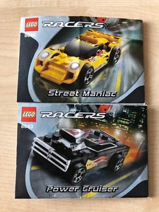 Lego Racers 8644 Street Maniac, 8643 Power Cruiser vollständig mit Anleitung - Bild 1 von 4