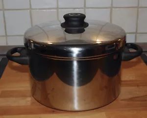 BEKA Edelstahl Kochtopf, großer Suppentopf, Durchm. 25 cm, H 14 cm - Bild 1 von 4