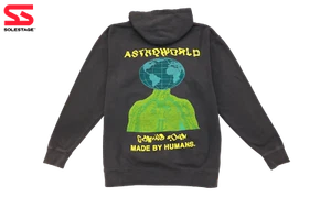Travis Scott Astroworld Made By Humans Hoodie (93665-521) Men's Size M-2XL - Picture 1 of 2