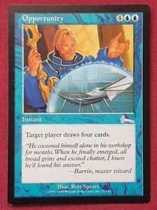 Magic The Gathering URZA'S LEGACY OPPORTUNITY blue card MTG - Picture 1 of 2