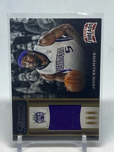 2012-13 Panini Threads Authentic Threads jersey Materials #23 John Salmons - Picture 1 of 2