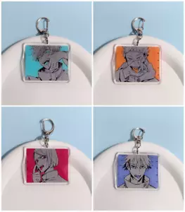 Jujutsu Kaisen Series Bag Pendant Acrylic Keychain Keyring Cosplay Cartoon Gift - Picture 1 of 11