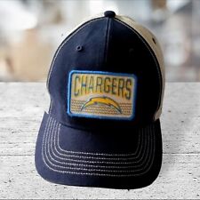 Los Angeles Chargers NFL 47 Fourty Seven Snapback Logo Hat Vintage Blue Tan