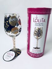 Lolita Hand Painted Wine Glass - 21st Birthday