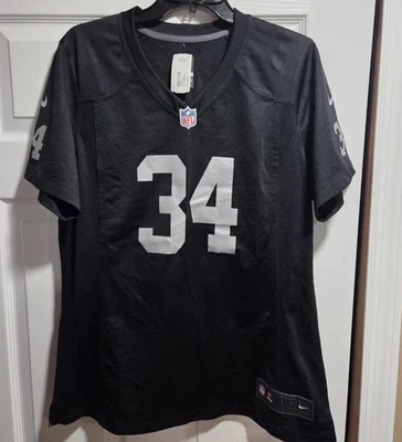 Новая черная игровая футболка Nike Bo Jackson Las Vegas Raiders женская размер L 130 долл. США - Изображение 1 из 4