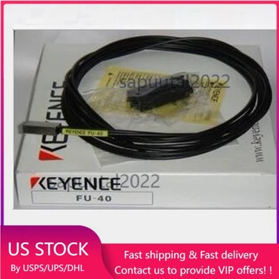 New KEYENCE FU-40 Reflective Fiber Optic Sensor  US Free TAX - Image 1 of 4