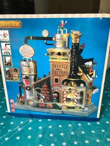 USED Lemax Christmas Village The Christmas Chocolatier Truffle Factory -15805 - Picture 1 of 21