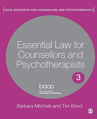 Essential Law for Counsellors and Psychotherapists (Leg... by Tim Bond Paperback - Image 1 of 2