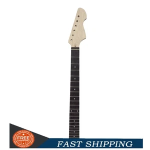 Mástil de guitarra eléctrica 22 trastes 25,5 pulgadas diapasón de arce palisandro sin terminar - Imagen 1 de 7