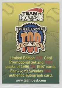 1999 Team Best Baseball America's Top Prospects Promotional Promo Set Offer - Picture 1 of 3