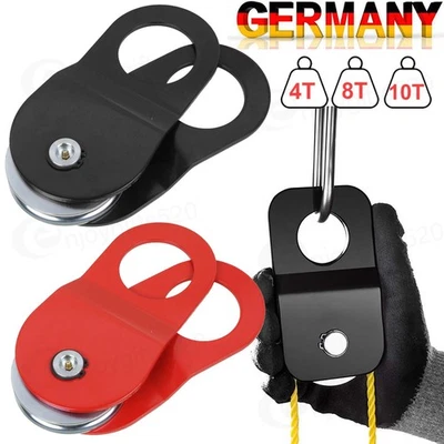 Seilwinde Umlenkrolle Seilzug Stahl 4-8-10T Forstseilwinde Lenkrolle Heberolle - Bild 1 von 4