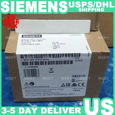 New Siemens 6ED1 055-1FB10-0BA2 6ED1055-1FB10-0BA2 LOGO DM16 230R expansion - Image 1 of 4