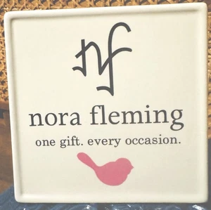 Nora Fleming Store Display Sign Bird Ceramic one gift every occasion Rare Find - Picture 1 of 4