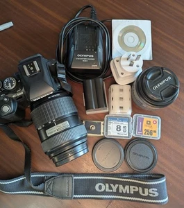 Olympus EVOLT E-500 8.0MP DSLR Camera Twin Kit 17.5-45mm and 40-150mm. Excellent - Picture 1 of 20
