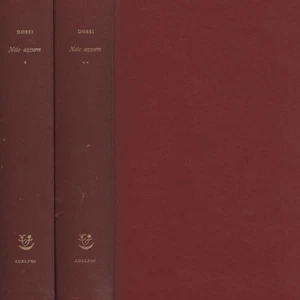 Blaue Noten (2 Bände) - Carlo Dossi (Adelphi) [1964] - Bild 1 von 1