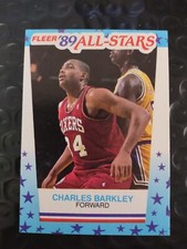 1989 Fleer All-Stars Sticker Charles Barkley HOF.       JT1306