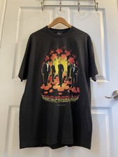 Vintage Backstreet Boys Black and Blue World Tour 2001 T-Shirt sz XL