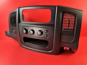2002-2005 Dodge Ram 1500 & 03-05 2500 3500 Dash Radio Bezel AC Vents Panel Trim - Picture 1 of 19