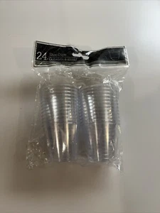 24 Shot Glasses Plastic Great for Catering, Parties special occasion NEW - Picture 1 of 1