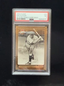 2003 Fleer Fall Classic Championship Gold /50 Kiki Cuyler (Cubs) #40 HOF PSA 7 - Picture 1 of 2