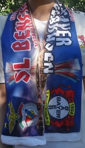 Fan - Bufanda 12/13 EL Benfica L - Bayer Leverkusen - sin usar - Imagen 1 de 1