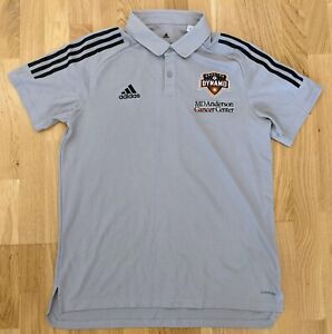 Houston Dynamo Coaches Manager Original Adidas Trikot Polo Jersey, Size: L, MLS