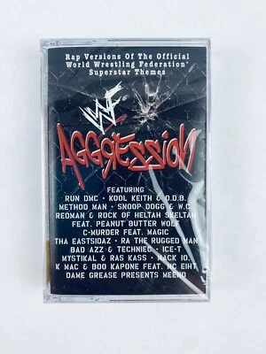 WWF Aggression Cassette Tape Snoop ODB Run DMC Redman Ice T Mystikal NEW - Image 1 of 4