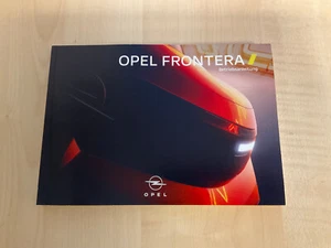 Manuale uso e manutenzione nuova Opel Frontera dal modello anno 2025 con infotainment - Foto 1 di 8