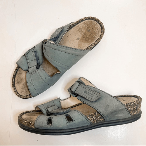 Sandali comodi Ecco Teal due cinturini taglia 36