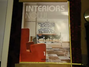 VINTAGE Original Buch Signierung "Interiors now" Taschen Werbeplakat - Bild 1 von 1